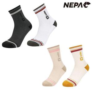 네파 7LC8309 공용 네이처 스트라이프 중목 양말