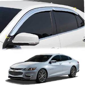 올뉴말리부 윈도우바이저 크롬 썬바이저 윈도우몰딩