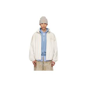 26 SS 아크네 남성 오프 화이트 로고 집업 재킷 261129M180004