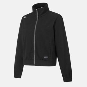 [데상트]데상트 여성 와플지 니트 집업 SQ122PFT21BLK0 긴팔티