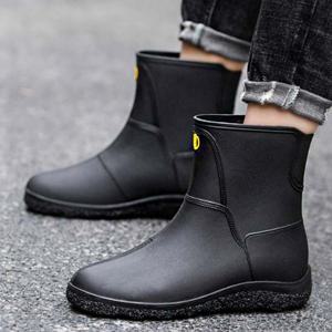 남자 캐주얼 레인부츠 작업화 첼시부츠 레인슈즈