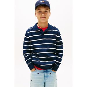 [타미힐피거칠드런] 스트라이프 폴로 칼라 스웨터 2종 (T42G1WWO120BT1) T42G1WWO120BT3