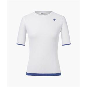 데상트 GOLF 여성 풀오버 라운드 반팔니트 (DP22WFKP41) DP22WFKP41_BWTG 280187