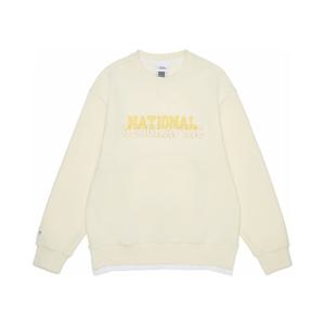 [내셔널지오그래픽키즈]K261USW920 레터링 그래픽 맨투맨 CREAM