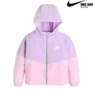 [나이키키즈(플레이키즈)]나이키 홑겹 컬러블럭 윈드러너 자켓 핑크 1-7세 A252JK163P