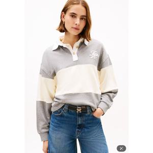 [타미힐피거 여성] T22G0TTO002WT1 골드버튼 럭비 스웨트 셔츠 T22G0TTO002WT1