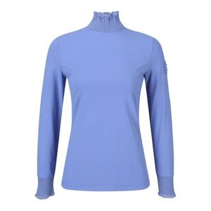 [세인트앤드류스]여성 골조직 프릴넥 긴팔 티셔츠 821E1TI102