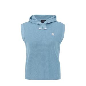 사은품증정 여성 스마일 로고 패치 후드 베스트521E1SV201BL