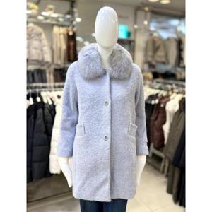 조이너스 세이브존01 폭스퍼 카라넥 알파카 혼방 하프 코트 JAEW1WCH350