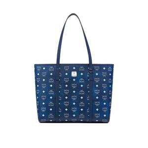 엠씨엠 토니 비세토스 모노그램 캔버스 탑 지퍼 토트 백 MWPFAMT071F