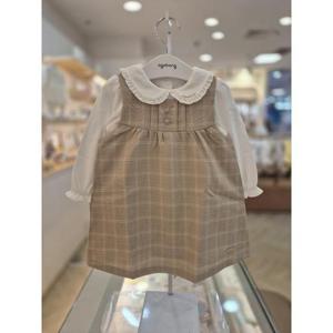 아가방 세이브존03 아가방 오드 벨 체크 원피스상하 AQ01S124057A