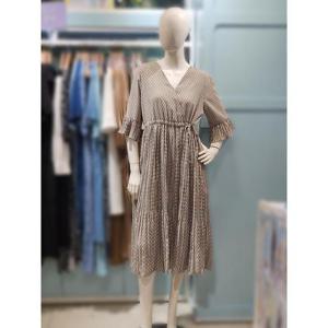 클리지 세이브존03 클리지 기하학 패턴 원피스 AGCN3WOP08A