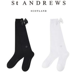 [세인트앤드류스] 여성 별 심볼 진주 리본 논슬립 니삭스(821F1SC056) 821F1SC056