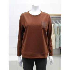 화이트호스 세이브존02 주머니 기모티셔츠 A254z05