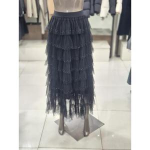 제시뉴욕 세이브존04 티어드 포인트 밴딩 스커트 BG11WSK6000A