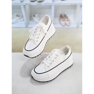 [블리아르]심플 캔버스 캐주얼 스니커즈 운동화 6cm BLMD501144-