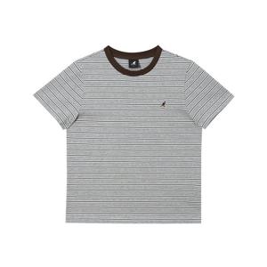 캉골 우먼스 멀티 스트라이프 티셔츠 2844 멜란지그레이 KSEWST28440