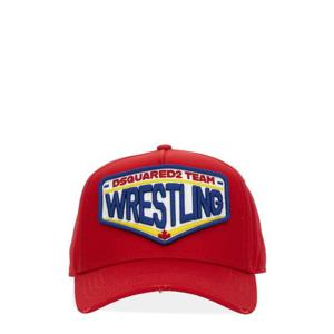디스퀘어드 남성 레드 로고 볼캡 BCM0902_05C000014065