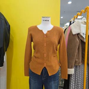 르피타 DP01 2단버튼 골지니트 L261BSW273