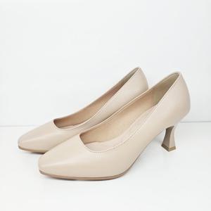 [엘칸토]천연 소가죽 여성 펌프스 (7CM) LCWD60U613-35_KG