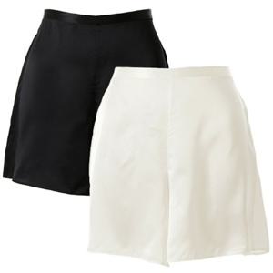 [와코루 란제리] 프리미엄 고급 견 실크 100 하프슬립 속바지 부드러운 감촉 (WHS3051C) WHS3051C