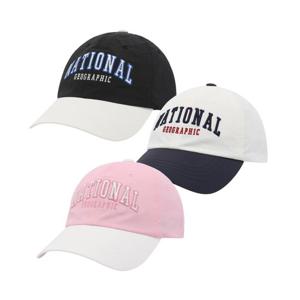 [내셔널지오그래픽키즈]K265KHA020 배색 빅로고 캡 3종택1