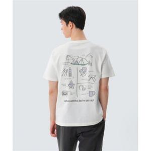 스노우피크 SNOWPEAK APPAREL 소로나 기어 반팔 티셔츠 (S25MUFTS70) Off White S25MUFTS70OW 337710