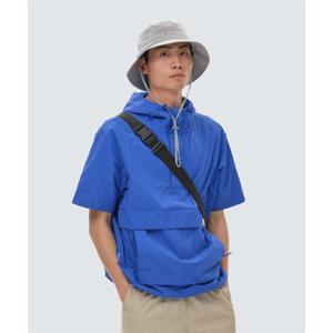 스노우피크 SNOWPEAK APPAREL 타슬란 우븐 비비드 반팔 아노락 Royal Blue (S24MMLAN56) S24MMLAN56RB 338359