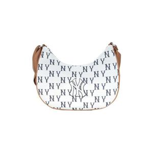 MLB 공용 빅 클래식 모노그램 자카드 호보백 3ABQL023N-50CRS