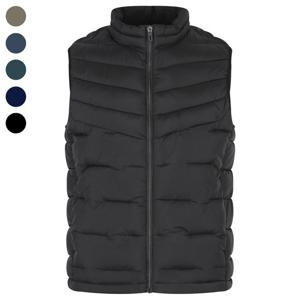 남자 겨울 편안하고 가벼운 웰론 패딩조끼 DD-L-VEP-K4WMV-901-블랙