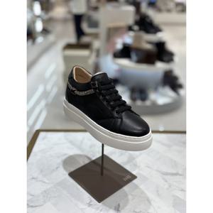 닥스구두 26SS 여성 키높이 보석장식 밴딩 스니커즈 DLS601 블랙 (DLS601GA10)