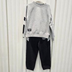 에스핏 HC42 소매배색 맨투맨 세트 SJZ101MKTR05