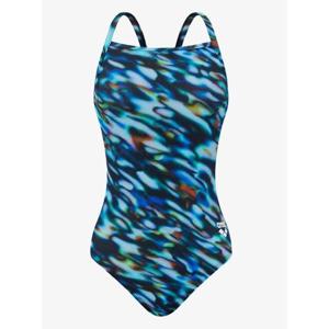 A5BL1CO04BLU 아레나  오션 플라워 선수 원피스 테크백