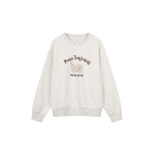 [프로젝트엠]여성 더블니트 그래픽 맨투맨 EPG1TR2950