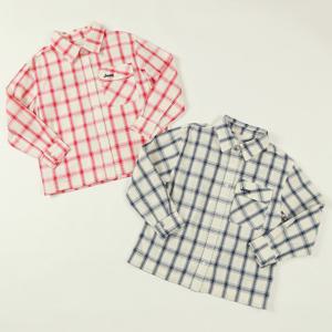 [지프키즈]아웃포켓 체크셔츠  KQ1SHU101