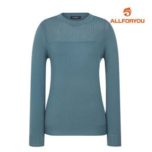 [올포유] 여성 짜임 포인트 라운드 니트 ALSRM1111-904