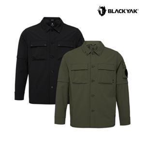 블랙야크 남성 택티컬 디테쳐블 긴팔 셔츠 밀리터리 야상 남방 코듀라 1BYYSSV001