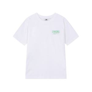 [엔비에이]MARIOORL 원포인트 레터 반팔 티셔츠(N252TS024P) WHITE