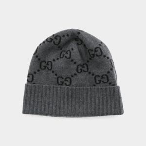 구찌 GG로고 자카드 캐시미어 공용 비니 811392 4GABX 1260