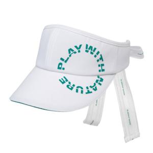 [와이드앵글]여성 CO 컬러 리본 바이저 WWM26C11G8