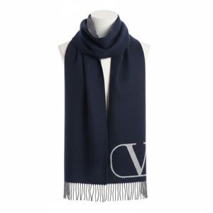 VALENTINO V 로고 울 캐시미어 머플러 (5Y0ER033 RBH NB4  5Y2ER033 RBH NB4)