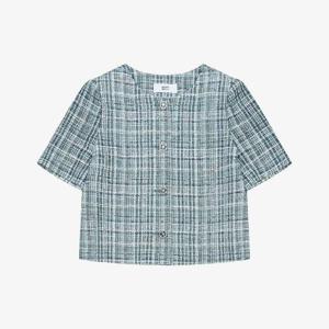 베스띠벨리 세이브존04 노카라 트위드 크롭 자켓 BKJAE21480