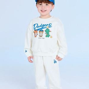 [엠엘비키즈] JD 베이비 토들러 메가베어 프렌즈 아트웍 맨투맨 세트 7AS2C0161 -2 7AS2C0161