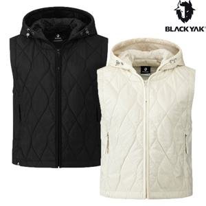 블랙야크 여성 어반트래커 트윈스 수퍼웜 후디 패딩 베스트 1BYPDSV502