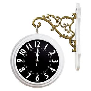 GB2306 교육용 양면 벽시계 화이트 블랙 제조한국 양면시계 인테리어시계 벽시계 유아동시계 교육용시계