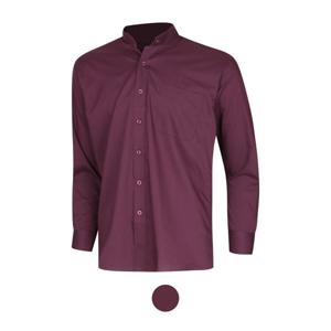 [파파브로]국산 헨리넥 카라 배색컬러 셔츠 DE-SHAH-2002