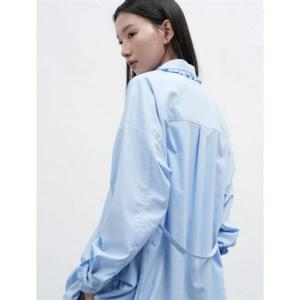 제너럴아이디어 프릴 카라 루즈핏 셔츠 [SKY BLUE] WBE3L03514 383755