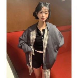 제너럴아이디어 UNI 셔츠 레이어드 후드집업 [GREY] GF1UJP004 383900