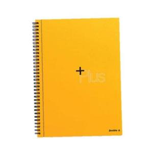 더블에이 플러스 좌철노트 A5 옐로우 절취 스프링/80매 148x210mm 권(1개입)