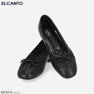 [엘칸토]경량 쿠션UP 리본 플랫 여성 펌프스 1XWD73XE_GN